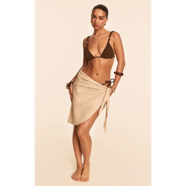 Stone Linen Look Beach Sarong