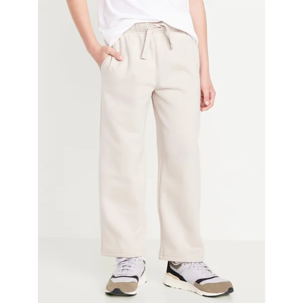 Straight Fleece Sweatpants for Boys - FLEECE STRAIGH:WISHBON0