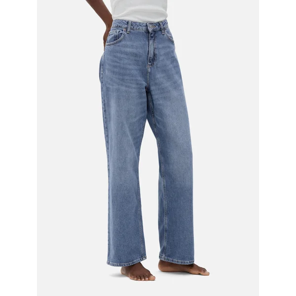 Straight Leg Jeans | Regular - Mid Blue