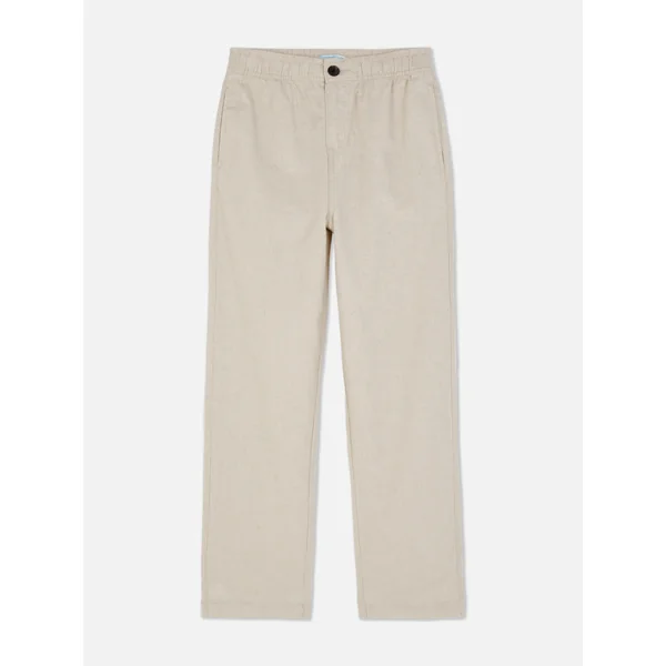 Straight Leg Pants - Ivory