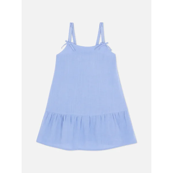 Strappy Summer Dress - Blue