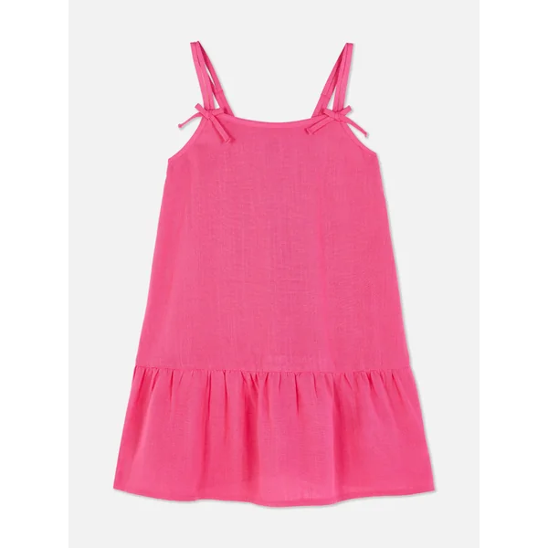 Strappy Summer Dress - Pink