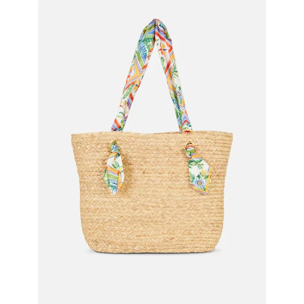 Straw Shopper - Natural