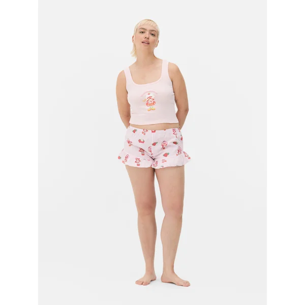 Strawberry Shortcake Graphic Pajamas - Pink