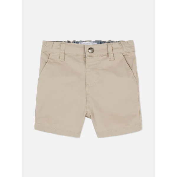 Stretch Chino Shorts - Stone