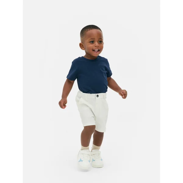 Stretch Chino Shorts - White