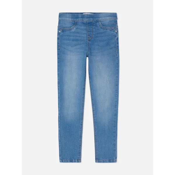 Stretch Denim Jeggings - Blue