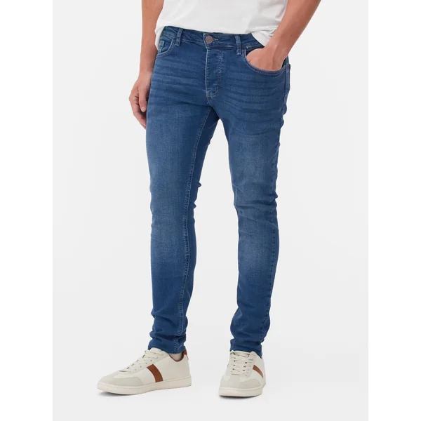 Stretch Skinny Jeans - Dark Blue