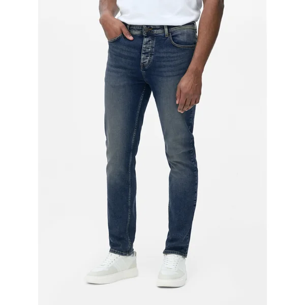 Stretch Slim Leg Jeans - Blue