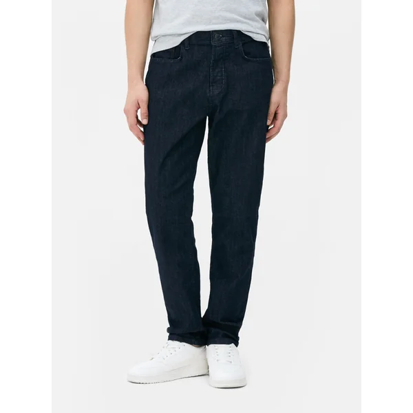 Stretch Straight Jeans - Indigo