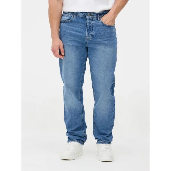 Stretch Straight Jeans - Light Blue