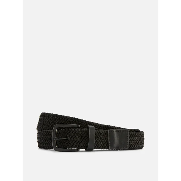 Stretch Woven Belt - Black
