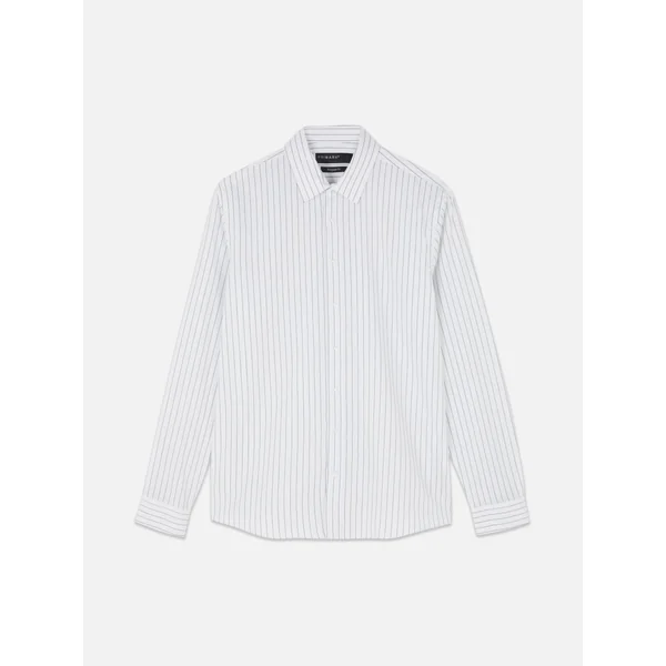 Striped Long Sleeve Shirt - White
