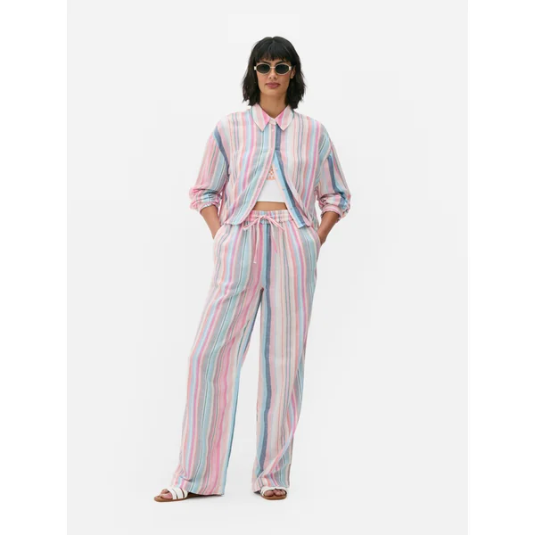 Striped Pants - Pink