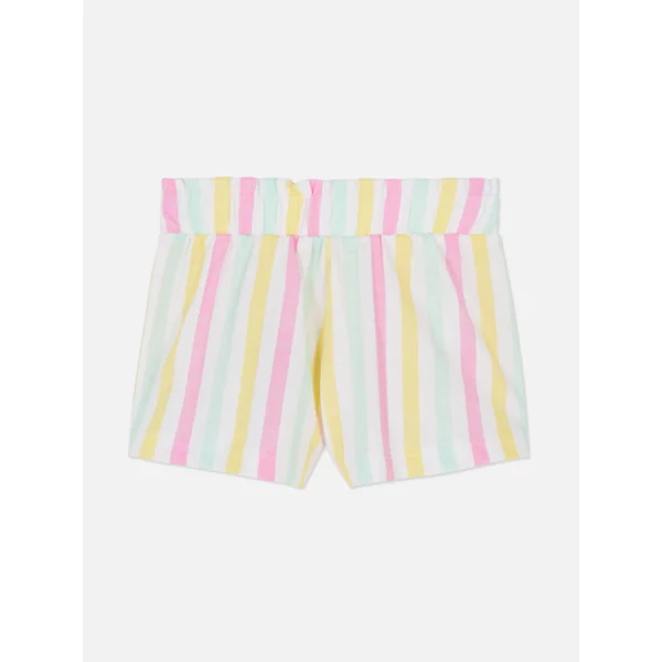 Striped Shorts - Light Pink