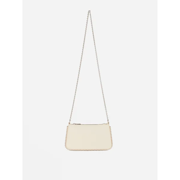 Studded Mini Crossbody Bag - Ivory