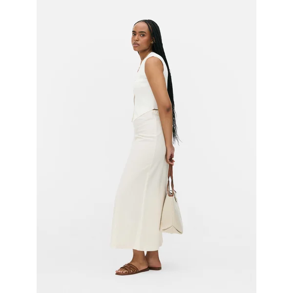Summer Maxi Skirt - Cream