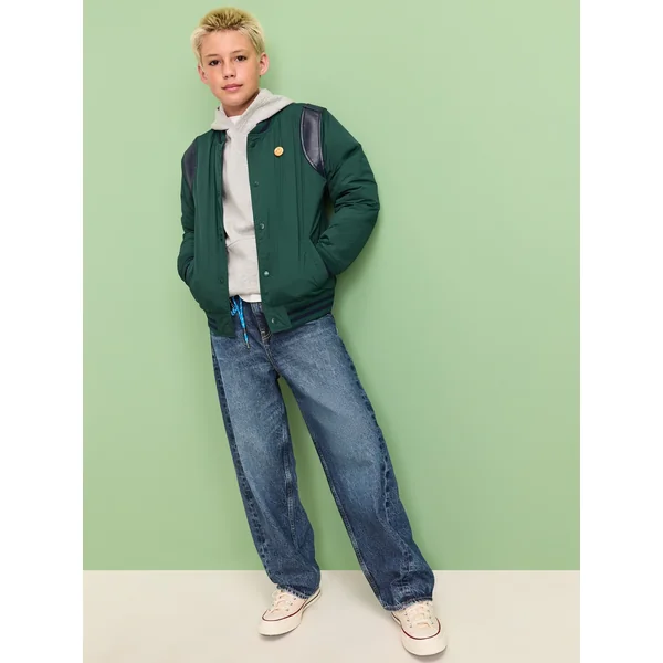 Super Baggy Barrel-Leg Jeans for Boys - Skater