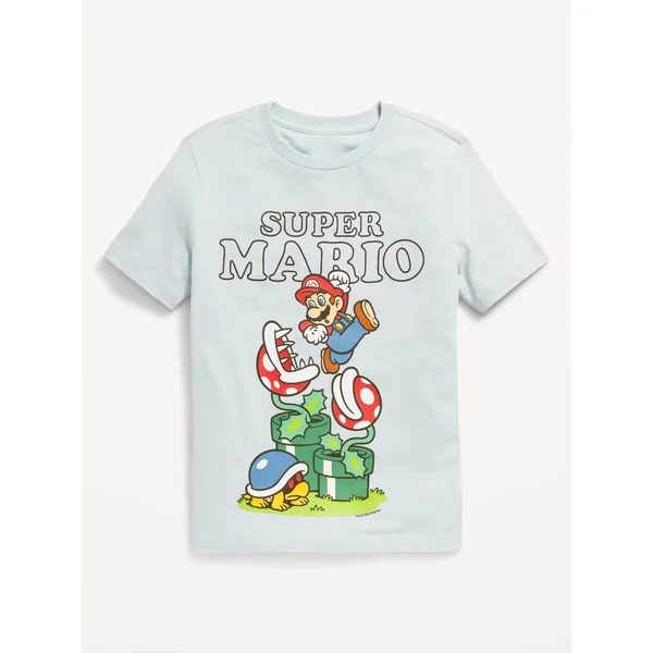 Super Mario Bros.™ Gender-Neutral Graphic T-Shirt for Kids - MICROCHIP