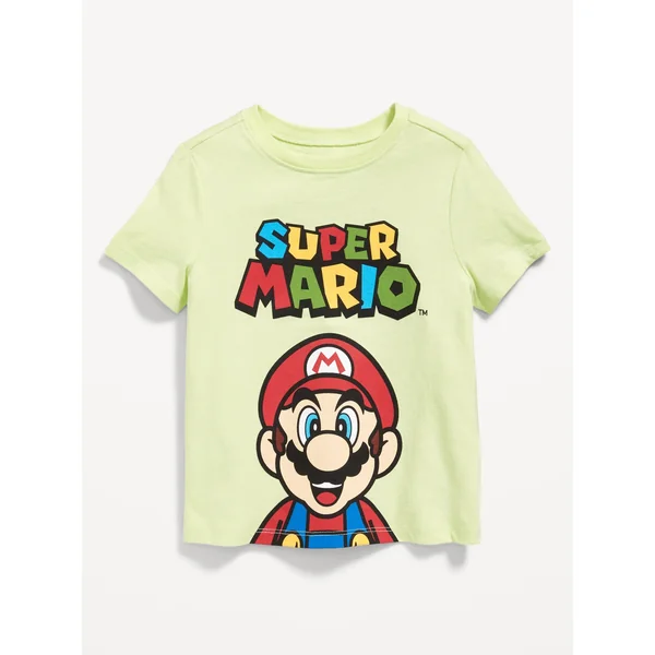 Super Mario™ Unisex Graphic T-Shirt for Toddler - Pale Citron