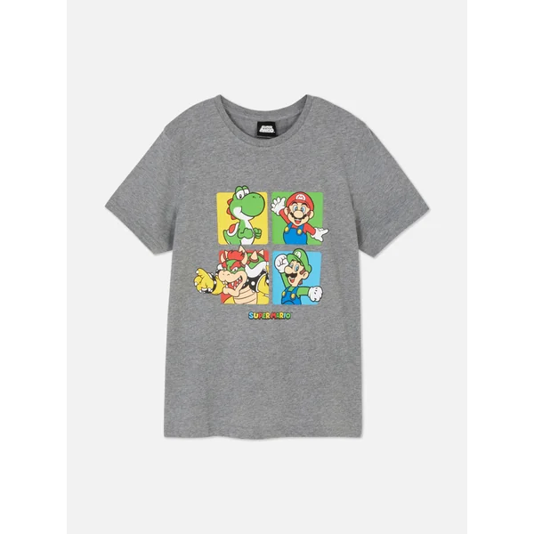 Super Mario World T-Shirt - Gray Heather