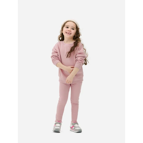 Sweatshirt and Joggers Set - Pink