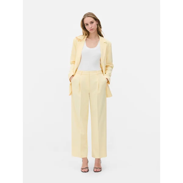 Tailored Pants - Lemon