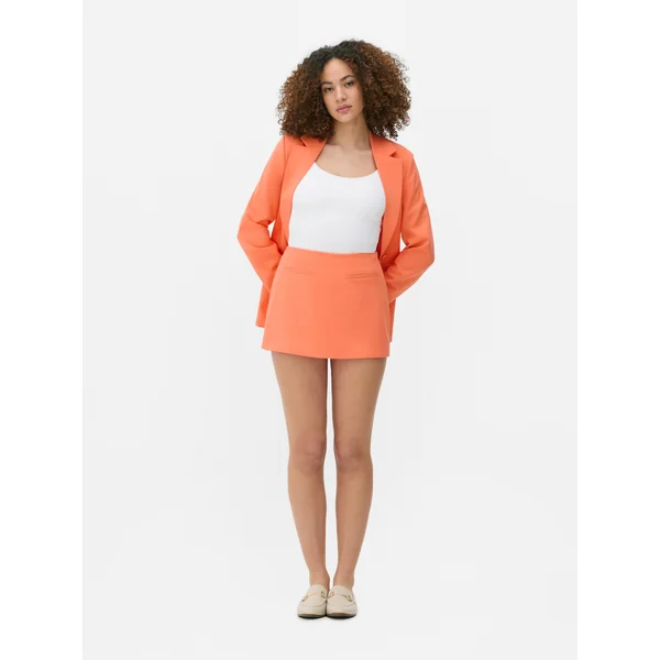 Tailored Skort - Orange