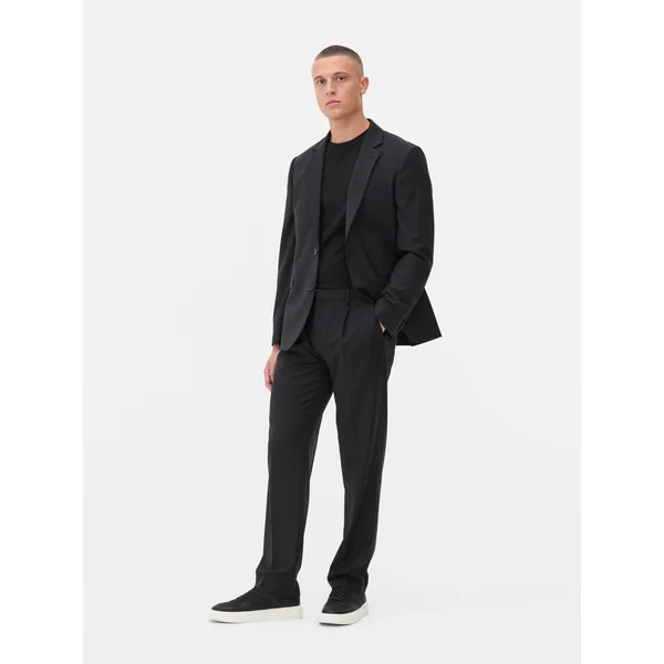 Tailored Suit Pants - Black