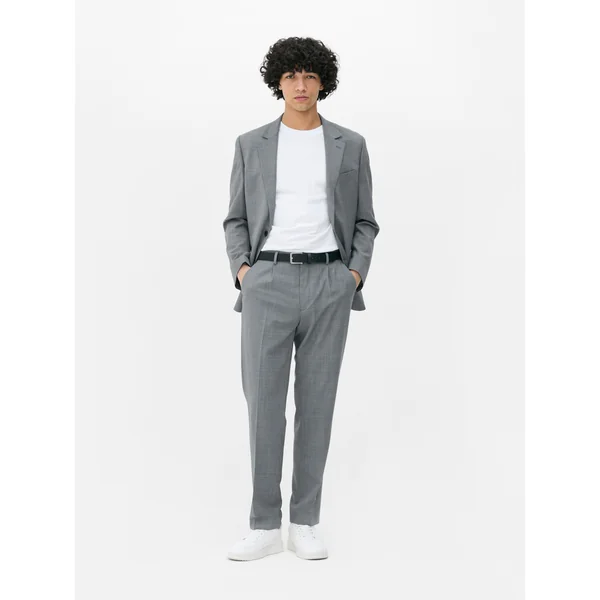 Tailored Suit Pants - Gray