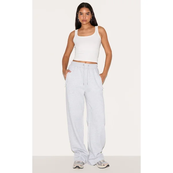 Tall Ash Grey Straight Leg Sweatpants