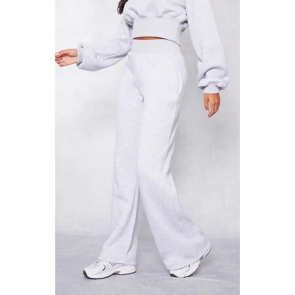 Tall Ash Grey Wide Leg Sweatpant