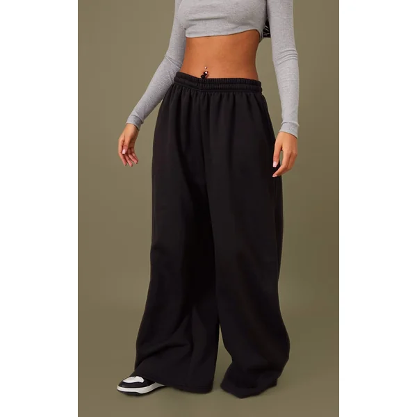 Tall Black Extreme Wide Leg Sweatpants