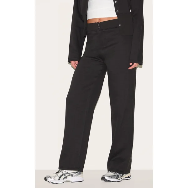 Tall Black Straight Leg Sweatpants
