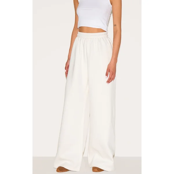 Tall Cream Extreme Wide Leg Sweatpants