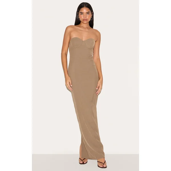 Tall Mushroom Bodycon Bandeau Dress