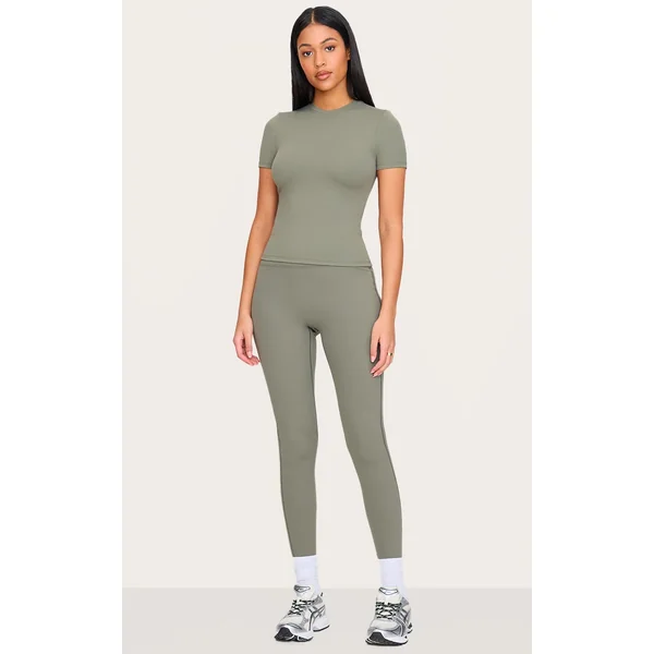 Tall Olive Snatched Sculpt High Waisted Gym Leggings