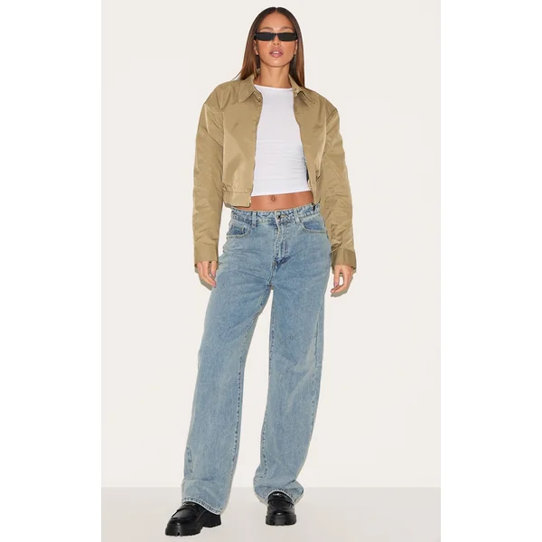 Tall Vintage Bleach Wash High Waist Baggy Boyfriend Jean