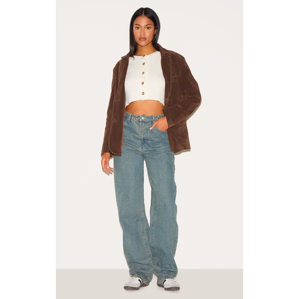 Tall Vintage Wash High Waist Boyfriend Jeans
