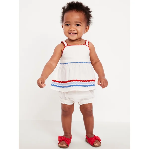 Tank Top and Shorts Set for Baby - Sea Salt