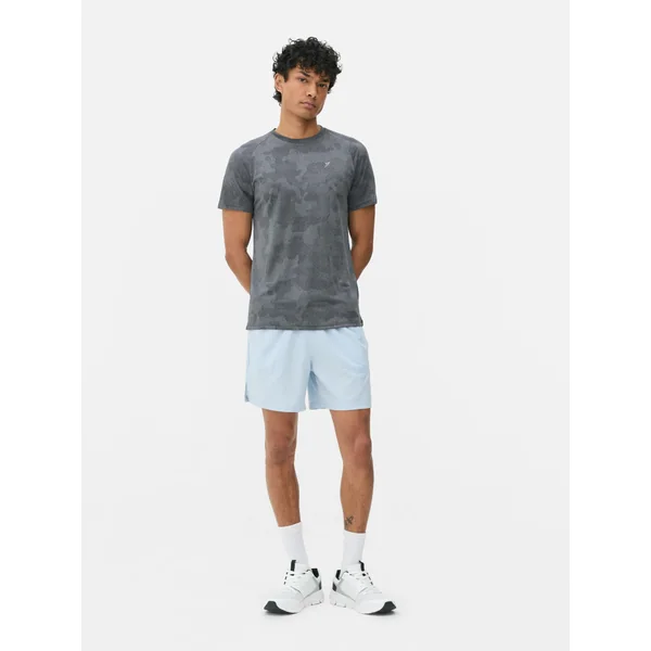 Textured Performance T-Shirt - Charcoal