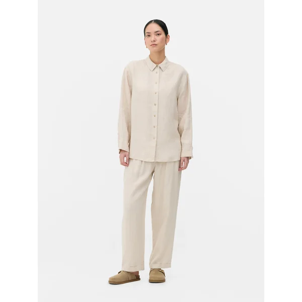 The Edit Linen Shirt - Ivory