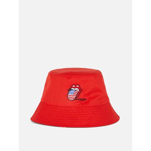 The Rolling Stones Reversible Bucket Hat - Black