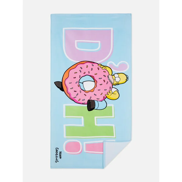 The Simpsons Bath Towel - Yellow