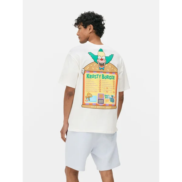 The Simpsons Krusty T-Shirt - Ivory