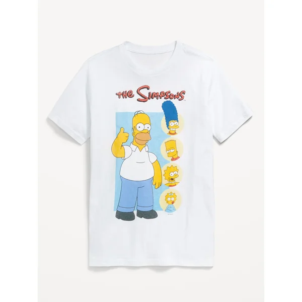 The Simpsons™ T-Shirt - White Lilies