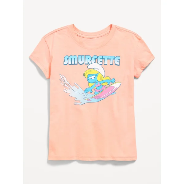 The Smurfs™ Graphic T-Shirt for Girls - Just Peachy