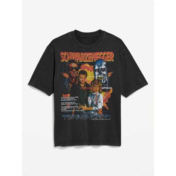 The Terminator™ T-Shirt - Black Spark