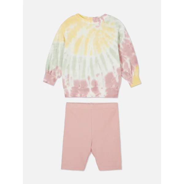 Tie Dye Shorts Set - Multi