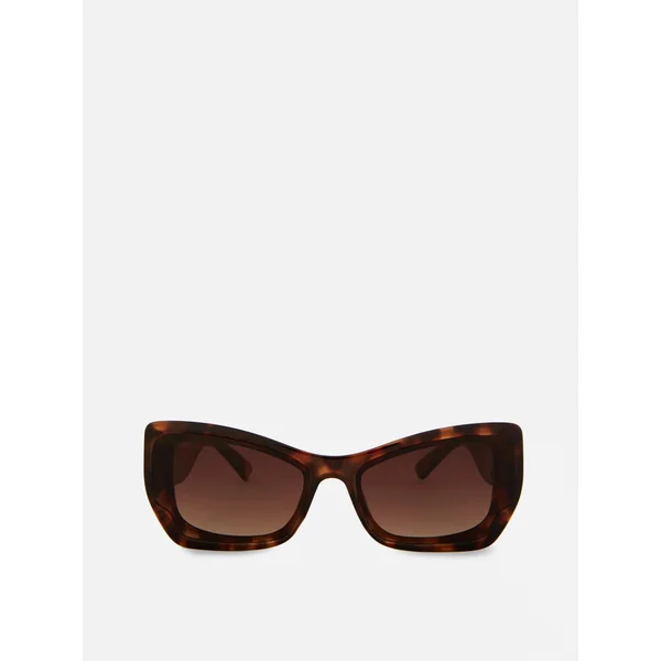 Tortoise Shell Cat Eye Sunglasses - Brown